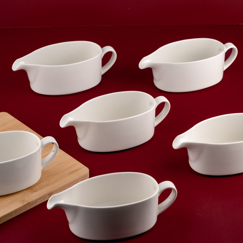 Bol à saucière ovale en porcelaine | Ivoire | 11,8 oz