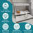 Heavy-Duty Sturdy Meta Twin Over Twin Bunk Bed/L/ Noise Reduced/ Safety Guardrail/No Box Spring Needed-665934938