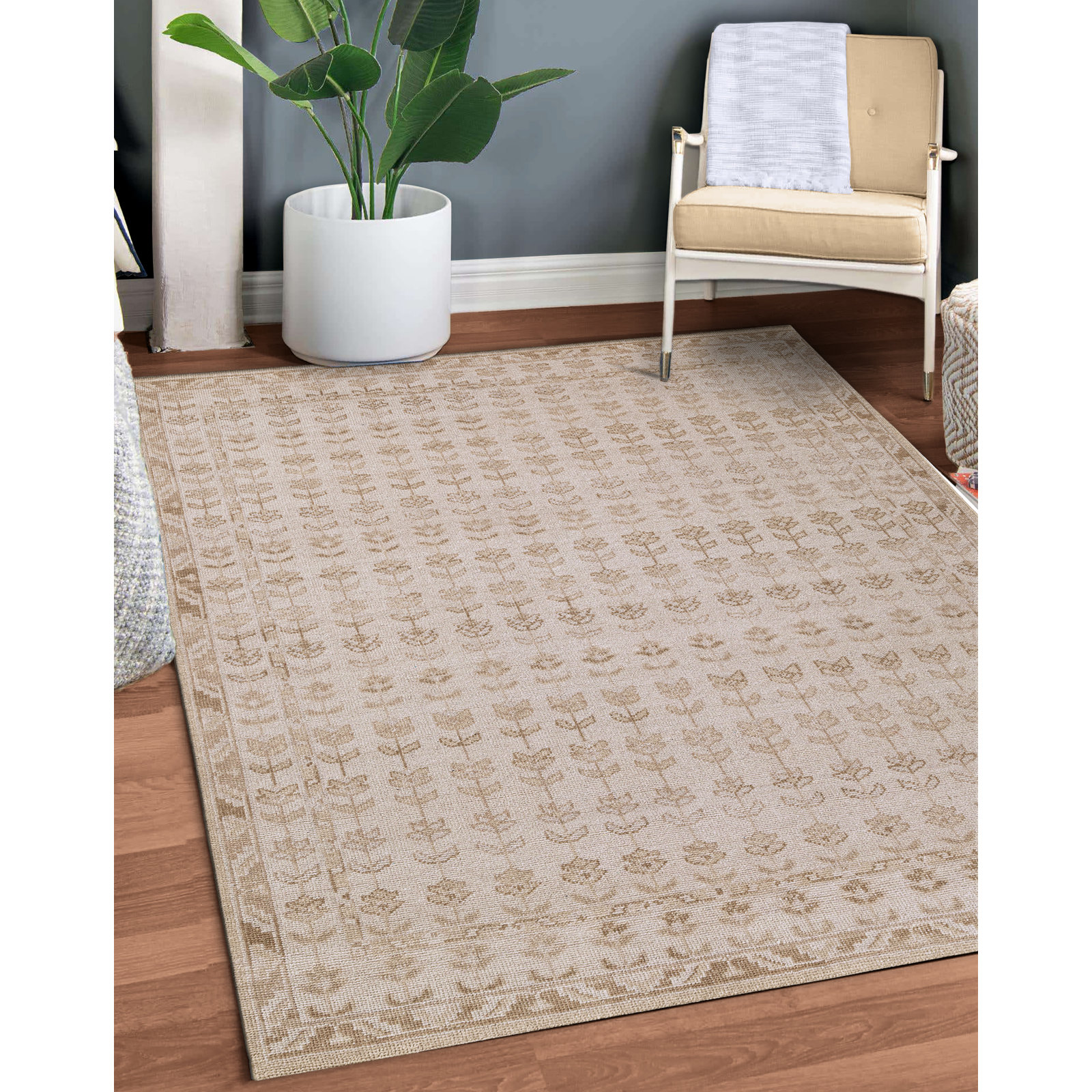 Maeve Hand-Knotted Oriental Wool Rug, Rectangle 2' x 3'