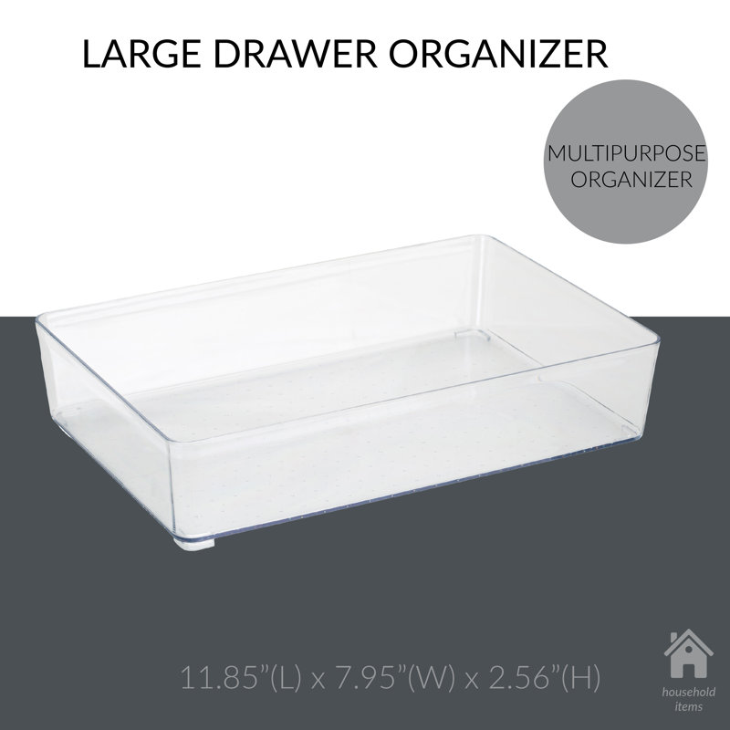 Rangement de tiroir de bureau H 2,56 po x l 7,95 po x P 11,85 po 