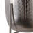 Metal Iron Planter Set With Textured Hammered Design And Modern Geometric Stands, Decorative Accent For Indoor Or Outdoor Display, Set Of 3-1084488045