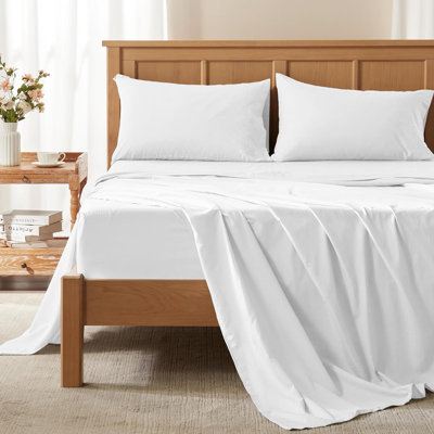 Ensemble de draps unis en microfibre Coolmax