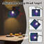  Lampe sur pied arc pleine lune nuit encadrée par des fleurs mauves feuilles vertes haute lampe moderne sur pied abat-jour réglable en lin à 3 couleurs