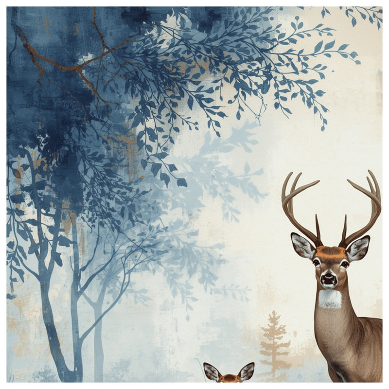 Couvertures Forest, 60 po L x 80 po H