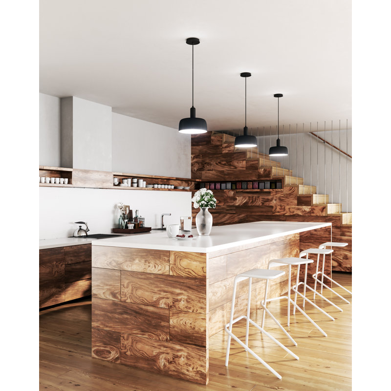 Adriano 1 - Light Single Pendant, Matte Black