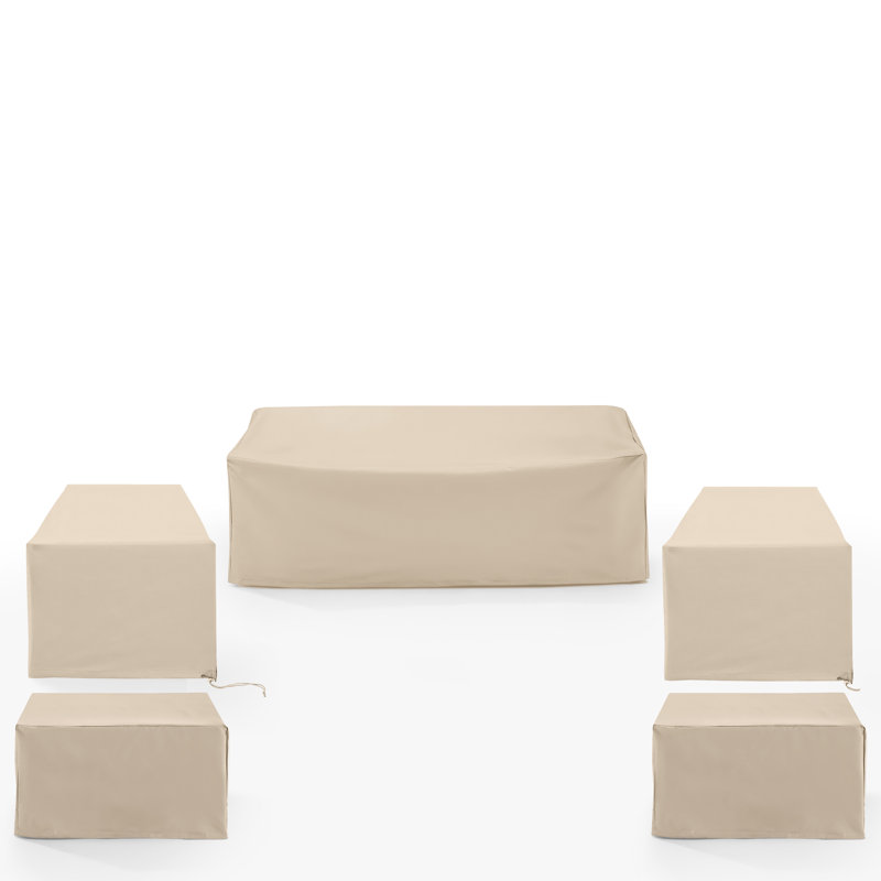 Furniture Covers Outdoor Conversation Set Cover, Tan