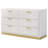 Fencher 6-drawer Dresser White-590342340