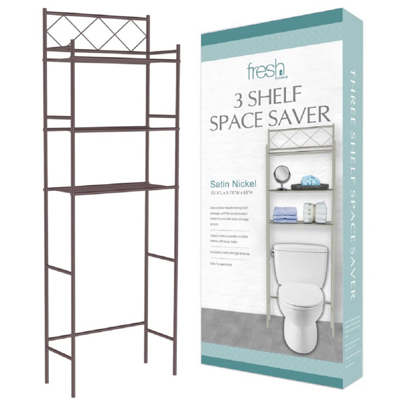 Steel Over The Toilet Storage, Bronze