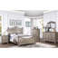 Très grand lit traditionnel, argent antique, cadre de lit de style américain de luxe, couleur argent, design contemporain