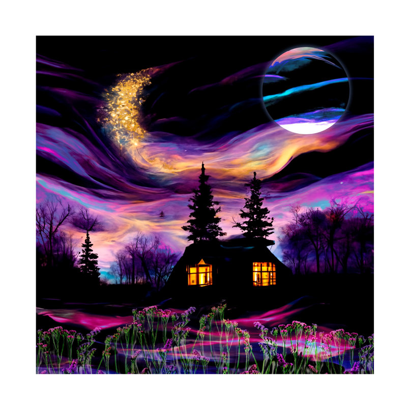 Art sur toile Sasha Fairy Forest IV, H 24 po x l 24 po