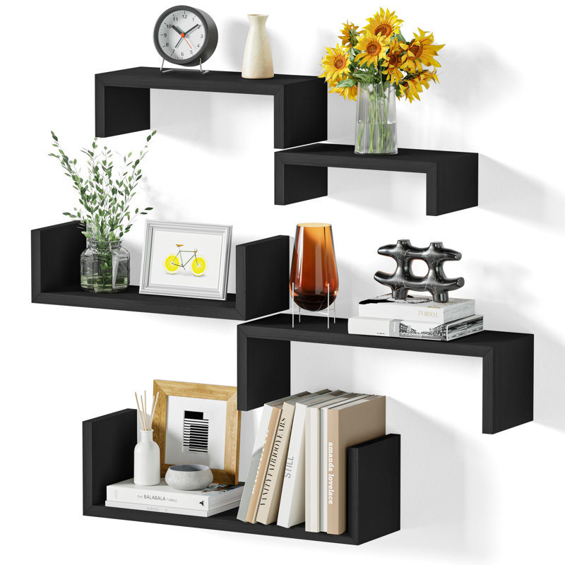 Floating Shelf, Black