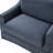Estevan 50.75"W Farmhouse Slipcovered Oversized Armchair with Feather Blended Cushion (Set of 2)-1847210035