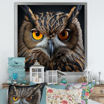 " Classic Owl Eyes Of The Night "
