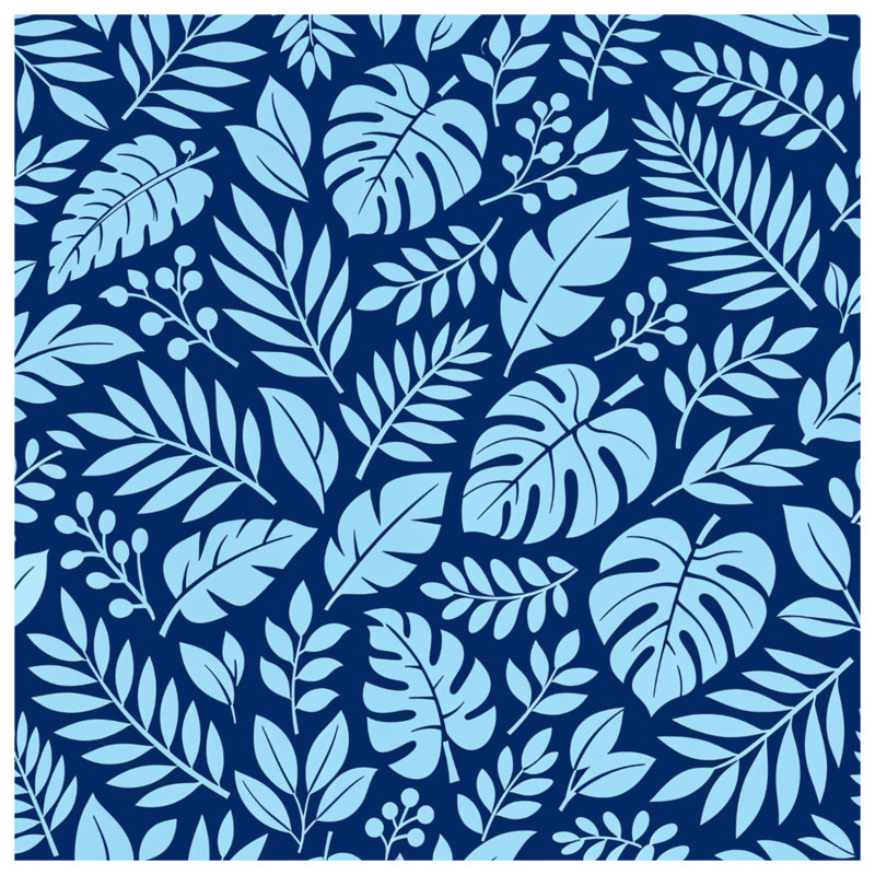Tropical Leaf Pattern Comforter, Twin