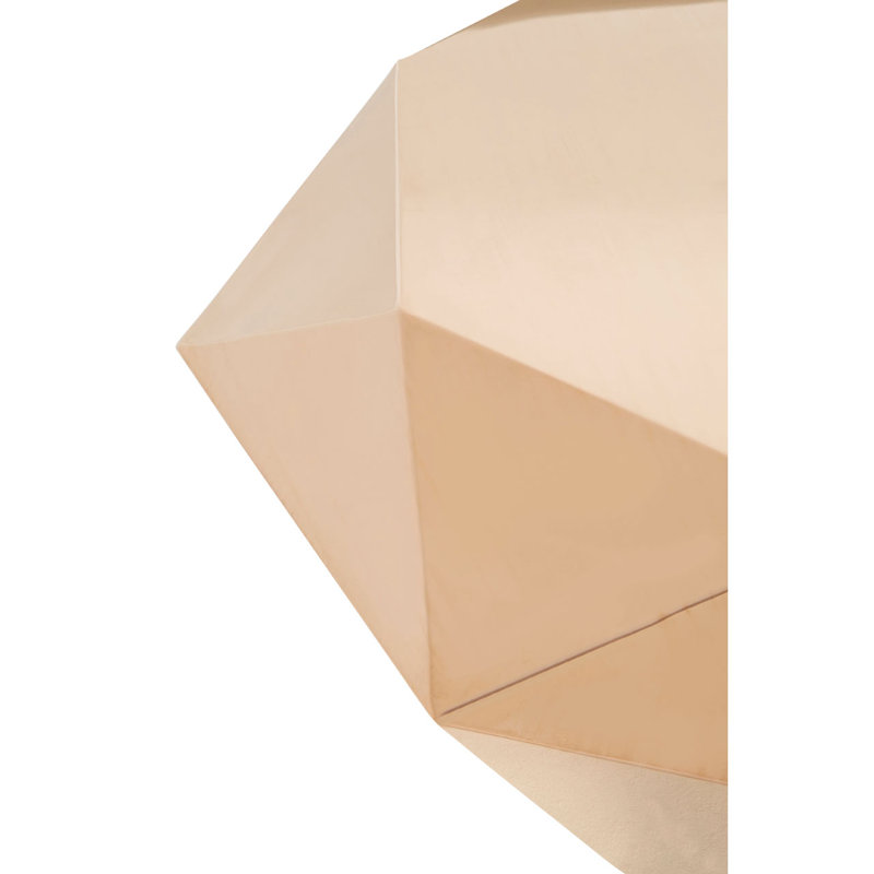 Fultz Solid Coffee Table, Rose Gold