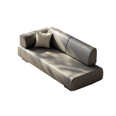 Comfort Indoor Chaise Lounges With Faux Leather Faux Leather Chaise Lounge by ChairVogue