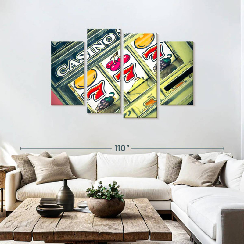 Senne Slot Machine Display, 48" H x 75" W