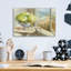  «Yellow Coastal Hydrangea» par Danhui Nai, art mural en verre acrylique, 16 po x 12 po-327080036