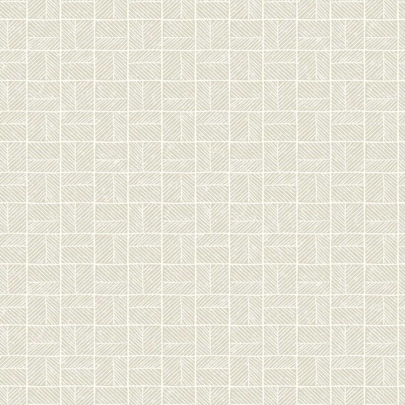 Papier peint mosaïque Carimbo, Blanc