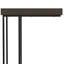 Table d'appoint industrielle en C en bois de manguier et en métal avec plateau 12 po Gallagher-467757247