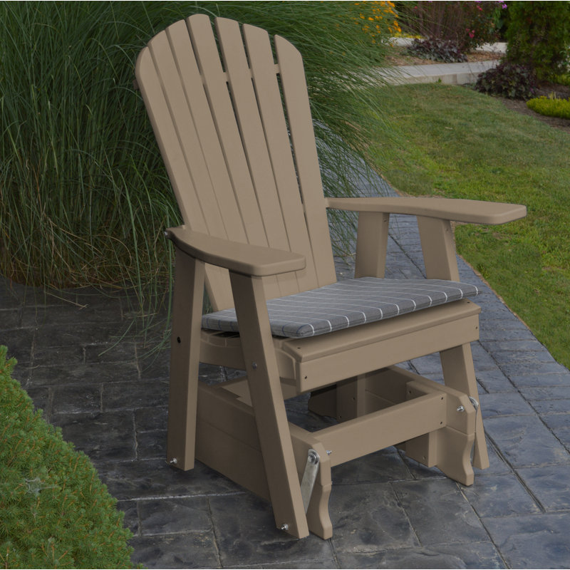 Fauteuil oscillant Eduardo Adirondack, Bois patiné