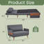 Canapé-lit convertible Trio Loveseat-165419538