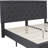 Aluino Panel Button Tufted Upholstered Platform Bed Frame - No Box Spring Required-671736508-671736507