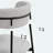 Teddy Fabric Dining Chairs,-248529073