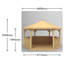 Furnished 4.9m x 4.3m Wooden Gazebo with Timber Roof with Installation Service