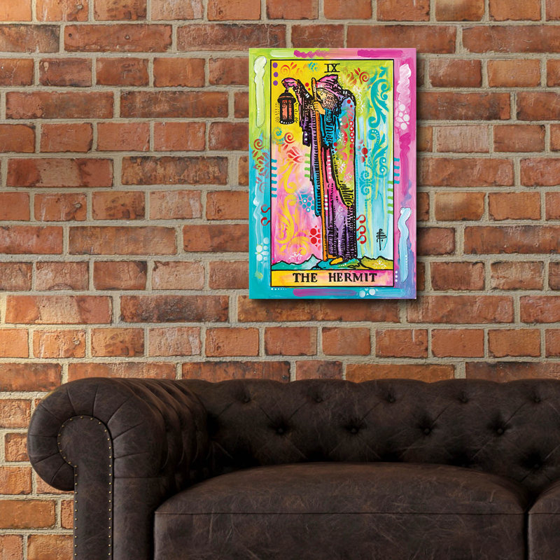 «Tarot - The Hermit» par Dean Russo, H 24 po x l 16 po x P 0,2 po
