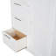 Grand lit escamotable mural avec placard, tiroirs et tablettes, grand (blanc)-1125121022