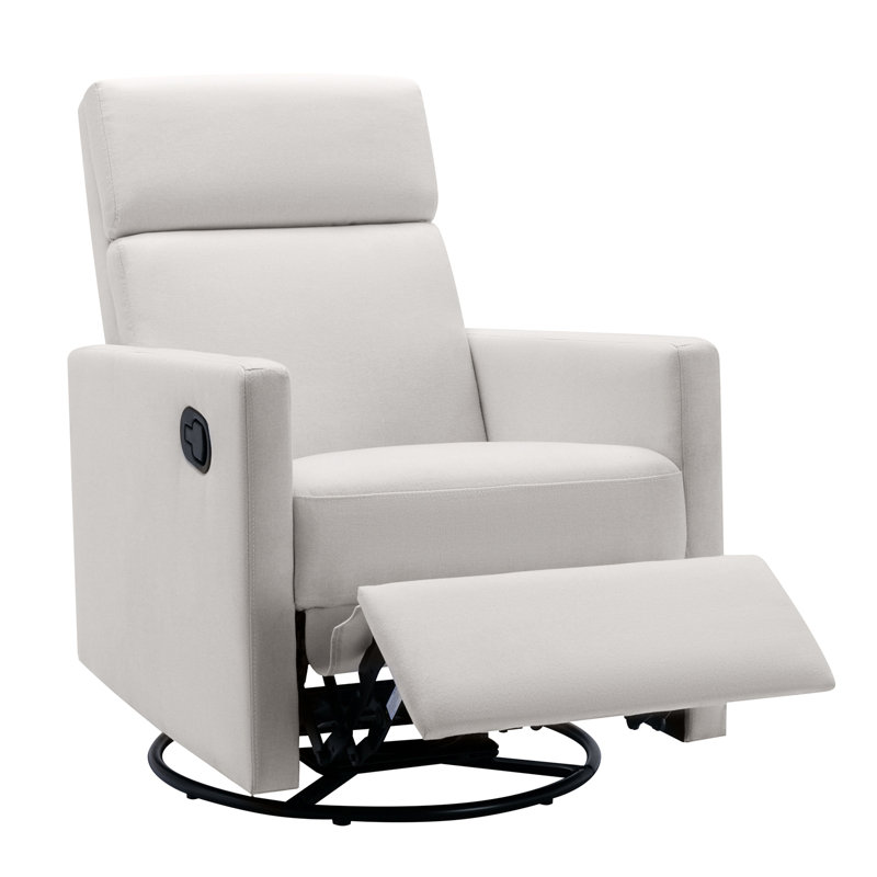 Upholstered Home Theater Seat, Beige Linen Blend