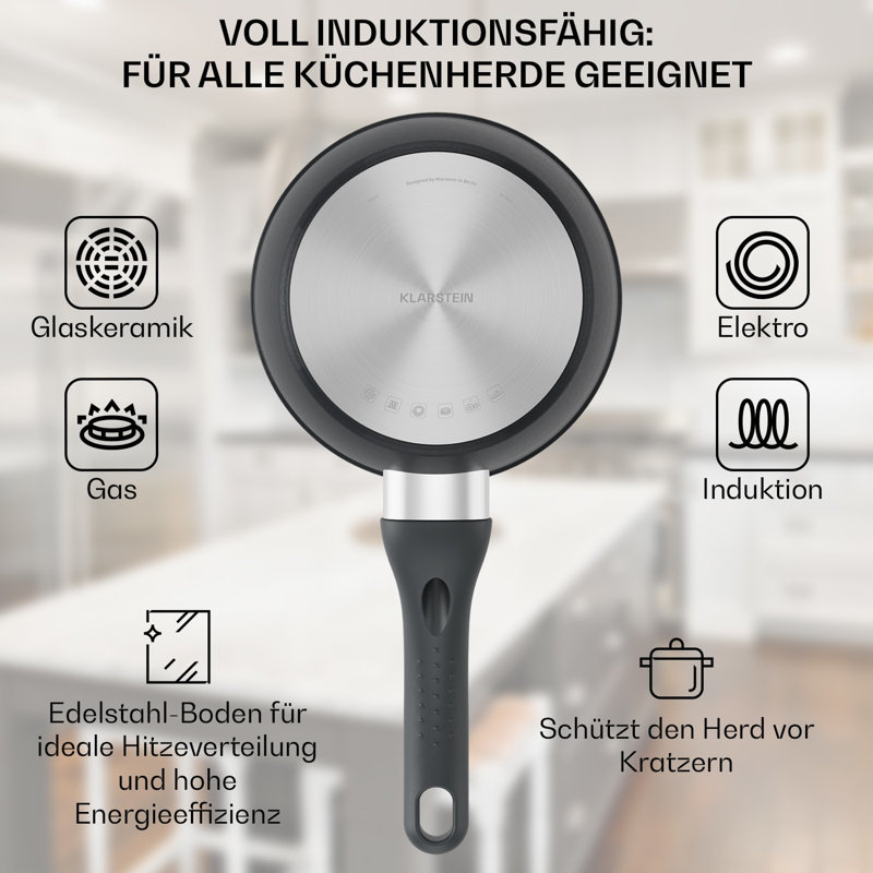 1.2L Non-Stick Aluminum Saucepan