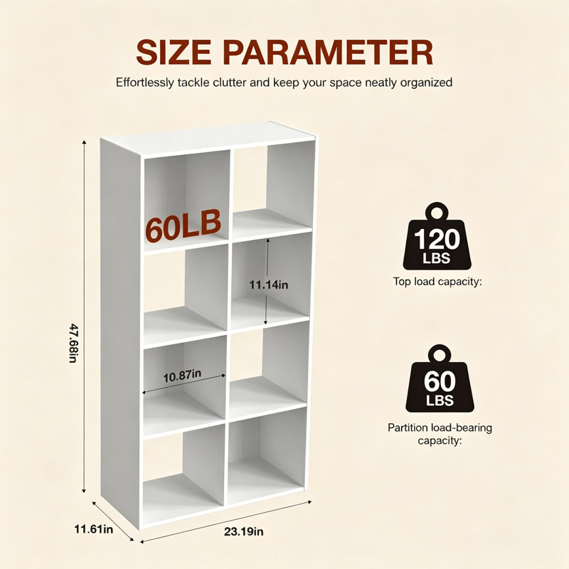 Étagère de rangement pour bibliothèque Modern