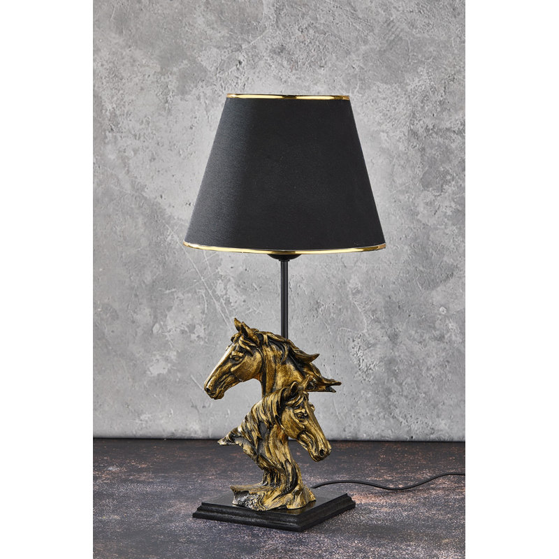 Lampe de table Darabont, Or, Noir
