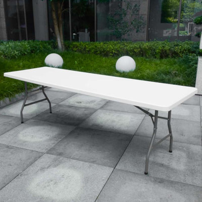 Non-folding Tabletop Outdoor Party Banquet Rectangular Plastic Folding Event Table