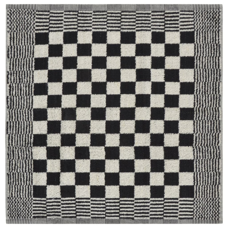 Jomtien Kitchen Towel Linen Set, Black/White