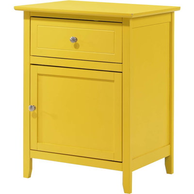 Glory Furniture Izzy 1 Drawer /1 Door Nightstand 