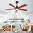 Hot sales Modern Ceiling Fans With Lights and Remote Control, 5 Solide Wood Blades, Reversible DC Motor-1951228193-1951228205-1951228206