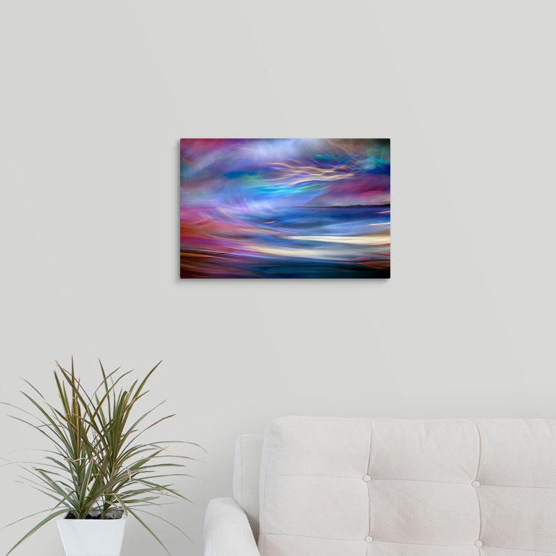 «Evening Ferry Ride», reproduction de photo sur toile, H 12 po x l 18 po x P 1,5 po