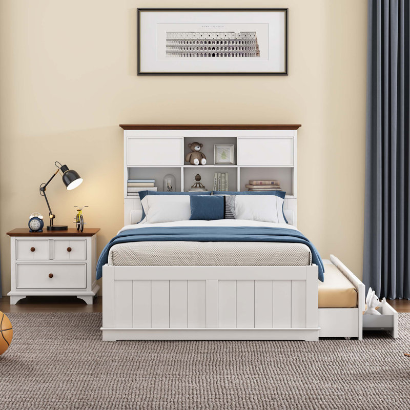 Ensemble de chambre avec lit plateforme 2 pièces Hoghni, Complète