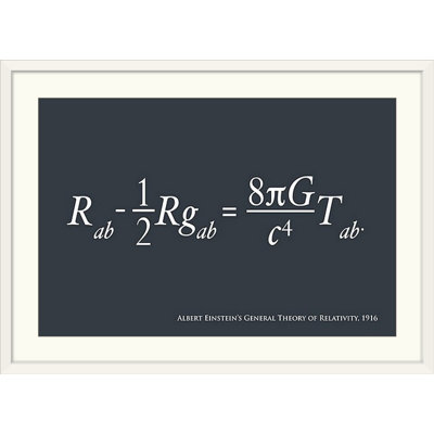 «Einstein Theory of Relativité» par Bellen, art textuel