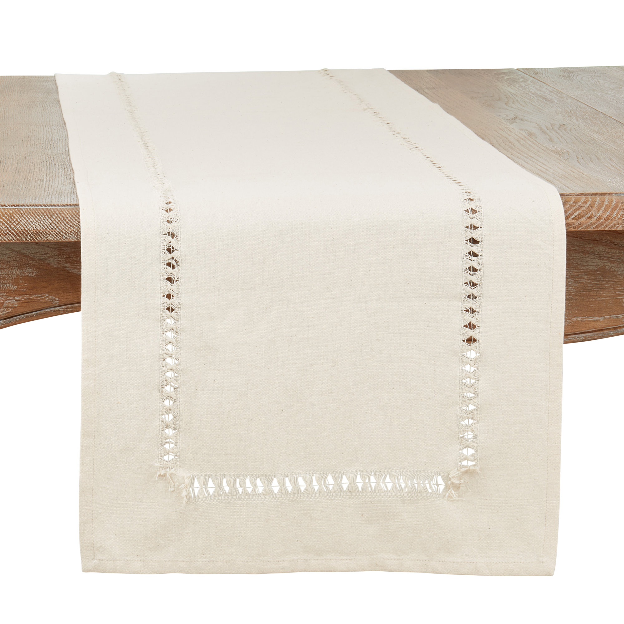 Garbo No Pattern Table Runnner, Natural