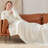 Knitted Blanket with Tassel Trim-100781424