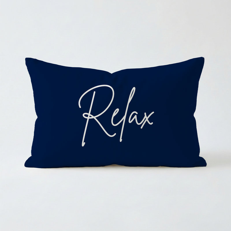 Relax Pillow 16"X16" Navy, Square 16", Navy