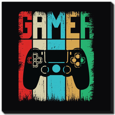Art mural sur toile Gamer Control