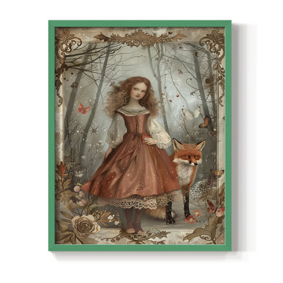 «WOMEN Series CDI», reproduction encadrée - bois massif