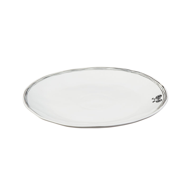 Bon Appetit Ceramic 9.7" Dinner Plate