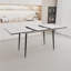 Table de salle à manger extensible polyvalente avec pieds élégants et fabrication durable
