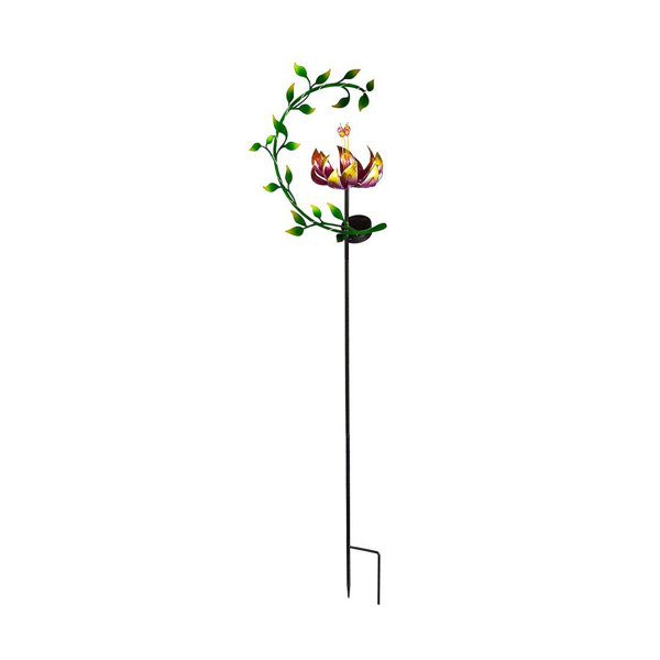 Plow & Hearth Glass Plants & Flowers Garden Stake | Wayfair